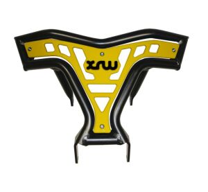 XRW FRONT BUMPER X16 - SUZUKI LTR 450 BLACK YELLOW PHD