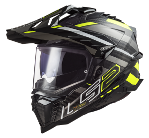 LS2 MX701 EXPLORER C EDGE GL.BLACK H-V YELL-06 L