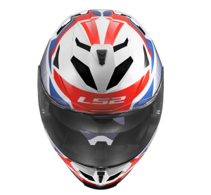 LS2 FF818 STORM III KOMAI WHITE BLUE RED L