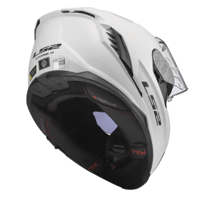 LS2 FF818 STORM III SOLID GLOSS WHITE XS