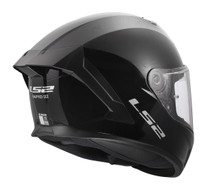 LS2 FF820 RAPID III SOLID GLOSS BLACK XL