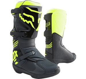 FOX Comp Boot - 9, BLACK/YELLOW MX