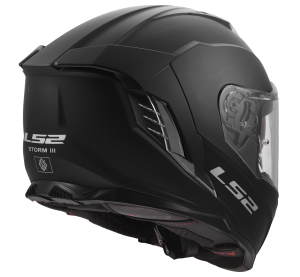 LS2 FF818 STORM III SOLID MATT BLACK M