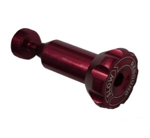 Damping Adjust Part:Knob,RD Adjust(3/8-32 UNEF-2A,1.450TLG)AI 7075,Red Ano III