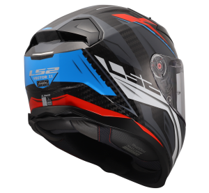 LS2 FF811 VECTOR II C SAVAGE WHITE BLUE RED-06 S