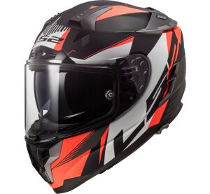 LS2 FF327 CHALLENGER SQUADRON MATT FLUO ORANGE (PINLOCK) XXL