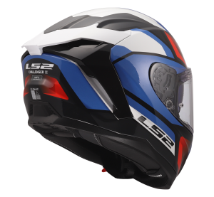 LS2 FF817 CHALLENGER II VIPER WHITE BLUE RED XXL