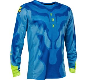 FOX Airline Exo Jersey  - 2XL, Blue/Yellow MX23