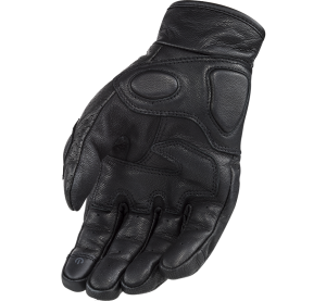 LS2 RUST MAN GLOVES BLACK LEATHER M