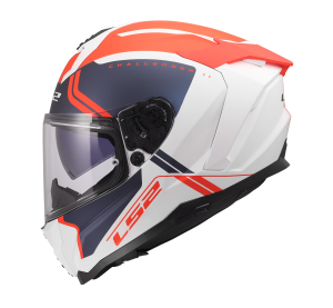LS2 FF817 CHALLENGER II TITAN WHITE BLUE RED 3XL