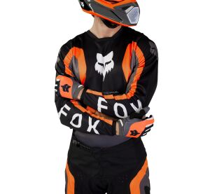 FOX 180 Ballast Jersey - Black/Grey MX24