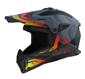 LS2 MX708 FAST II WASH MATT DARK GREY-06 S