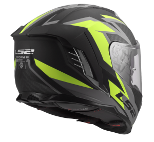 LS2 FF818 STORM III DYNAMO BLACK H-V YELLOW S