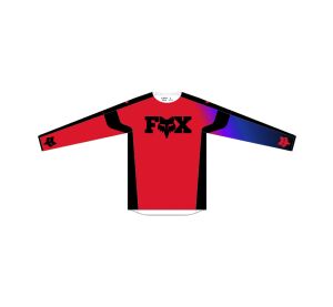 FOX 360 Streak Jersey - M, Fluo RED MX24
