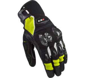 LS2 SPARK 2 AIR MAN GLOVES BLACK H-V YELLOW L