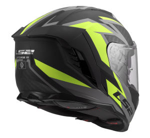 LS2 FF818 STORM III DYNAMO BLACK H-V YELLOW M
