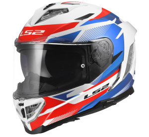 LS2 FF818 STORM III KOMAI WHITE BLUE RED 3XL