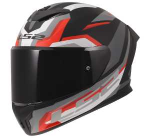 LS2 FF820 RAPID III HYPER BLACK RED XL