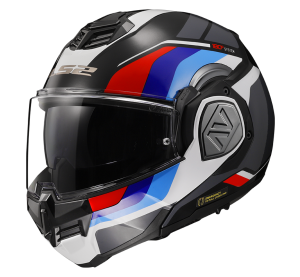 LS2 FF906 ADVANT SPORT GL.BLACK BLUE RED-06 S