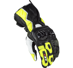 LS2 SWIFT RACING GLOVES BLACK NEON YELLOW M
