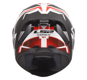 LS2 FF820 RAPID III XTREM WHITE BLACK RED L