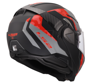 LS2 FF910 ADVANT II GLIDE BLACK GREY RED S