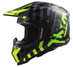 LS2 MX703 C X-FORCE BARRIER H-V YELLOW GREEN-06 S