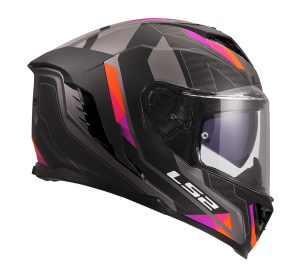LS2 FF818 STORM III SPORTY GREY PURPLE XL