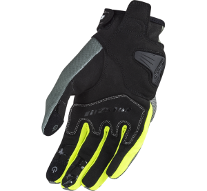 LS2 DART 2 MAN GLOVES GREY H-V YELLOW S