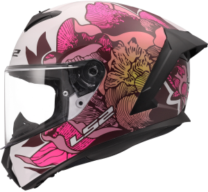 LS2 FF820 RAPID III POPPIES II WHITE PINK S