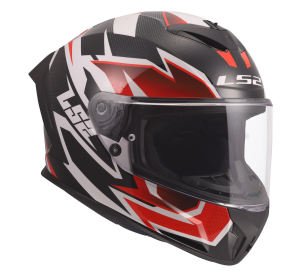 LS2 FF820 RAPID III XTREM WHITE BLACK RED XXS