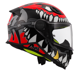 LS2 FF812 KID PUNK GREY RED S