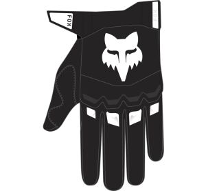 FOX Dirtpaw Glove - Black - S, Black/White MX24