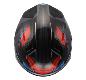 LS2 FF811 VECTOR II C SAVAGE WHITE BLUE RED-06 M