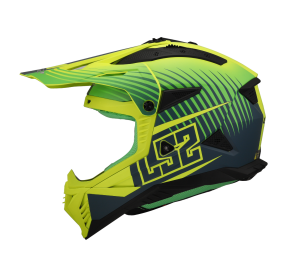 LS2 MX708 FAST II DUCK M.H-V GREEN H-V YELL.-06 M