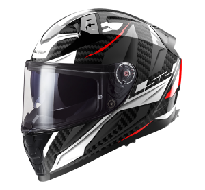 LS2 FF811 VECTOR II C SAVAGE WHITE RED GREY-06 S