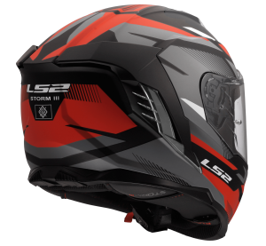 LS2 FF818 STORM III KOMAI BLACK RED S