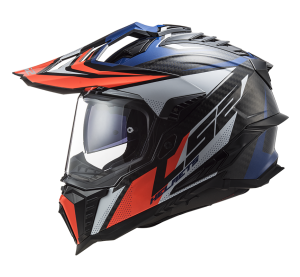 LS2 MX701 EXPLORER C FOCUS G.BLUE WHITE RED S