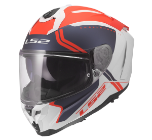LS2 FF817 CHALLENGER II TITAN WHITE BLUE RED 3XL