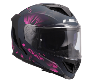 LS2 FF818 STORM III BURST BLACK PINK XXS