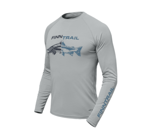 Finntrail Longsleeve Wave Fish Grey
