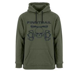Finntrail Hoody ATV skull Khaki