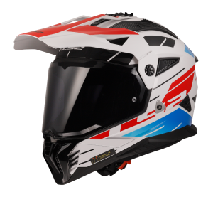 LS2 MX702 PIONEER II NAMIB WHITE BLUE RED-06 L