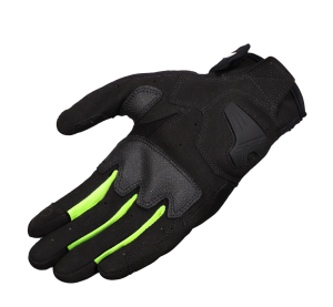 LS2 ATOM MAN GLOVES BLACK H-V YELLOW L