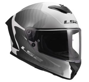 LS2 FF820 RAPID III FLOW WHITE GREY M