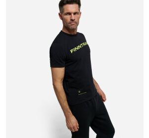 Finntrail T-shirt LogoQR Black L