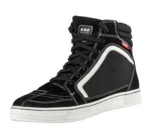 LS2 DORON MAN BOOTS WHITE BLACK