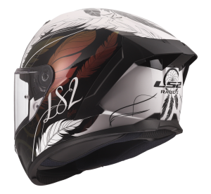 LS2 FF820 RAPID III BOHO WHITE BLACK PINK L