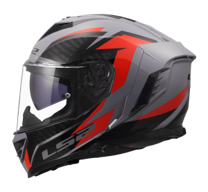 LS2 FF818 STORM III DYNAMO GREY RED XL