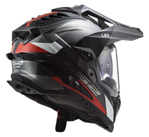 LS2 MX701 EXPLORER C FRONTIER G.TITANIUM RED XL